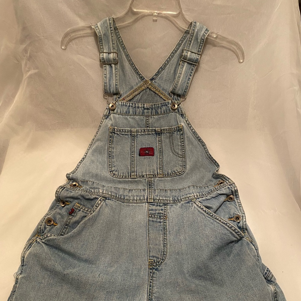 Denim Overall Shorts!